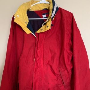 Vintage Tommy Hilfiger windbreaker with fold hood